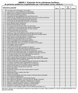 Evaluación de los subsistemas familiares de pacientes pediátricos hospitalizados por enfermedad crónica (eSisFam). Subsistema parental